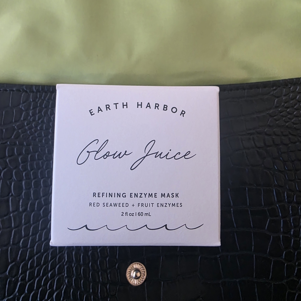 Earth Harbor Glow Juice Refining Enzyme Mask - White New With Tags